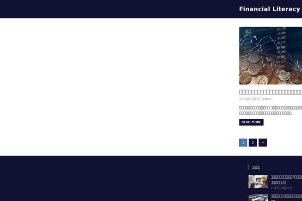 Gridbox theme site design template sample