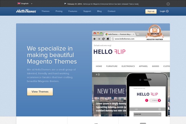hellothemes.com site used Hello-themes