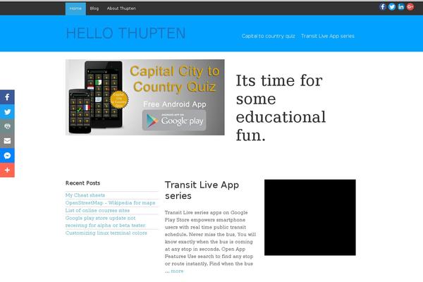 Latitude theme site design template sample
