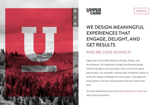 hellouppercase.com site used Uppercase