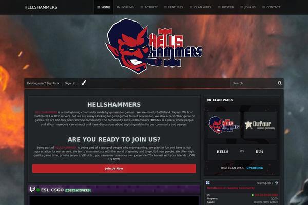 Blackfyre theme site design template sample