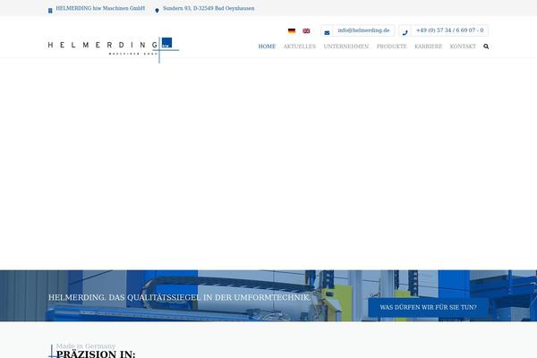 Industrial-child theme site design template sample
