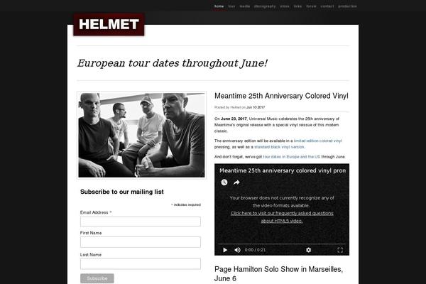 helmet theme websites examples