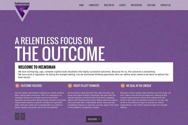 North theme site design template sample