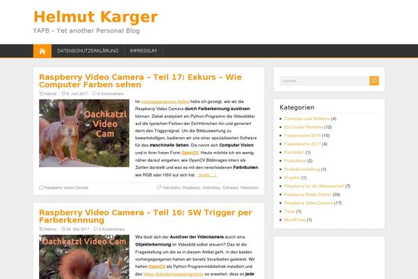 ShootingStar theme site design template sample