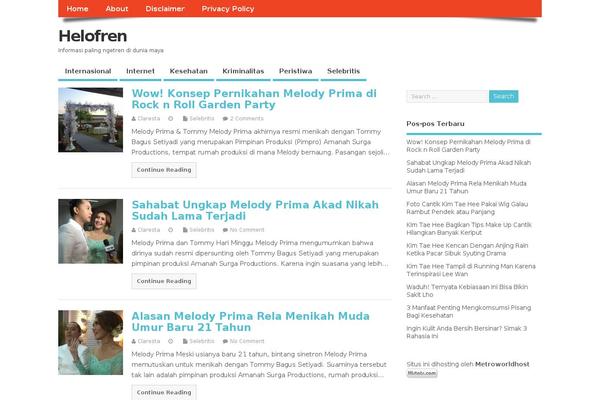 MesoColumn theme site design template sample
