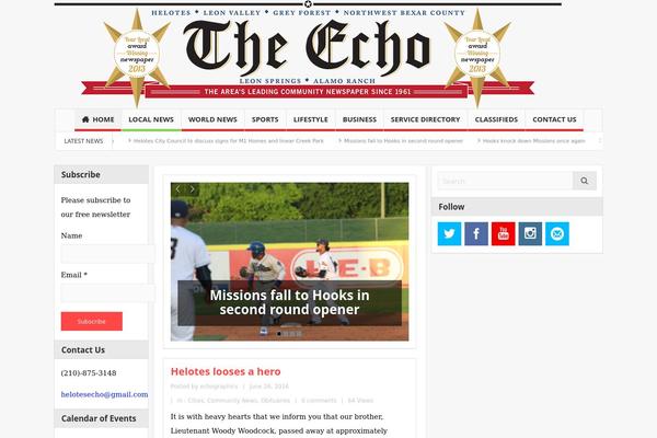 Multinews theme site design template sample