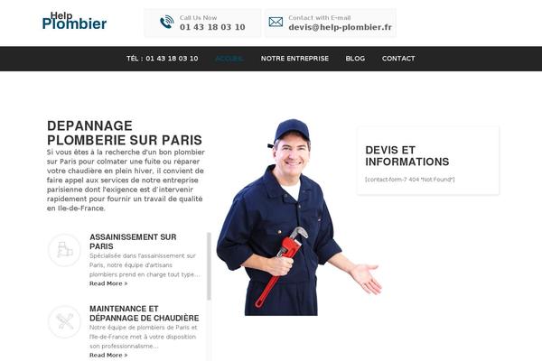 help-plombier.fr site used Plumber-zone