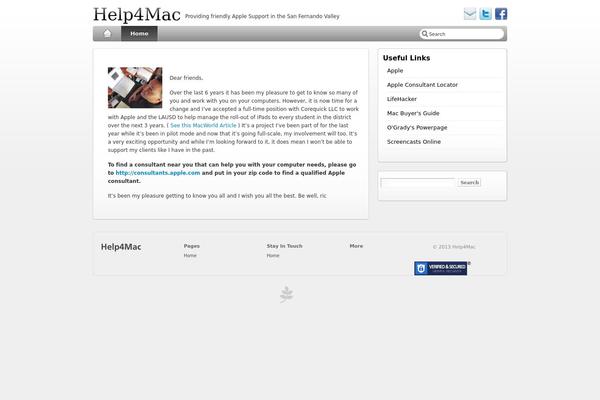 help4mac.com site used Iblogpro