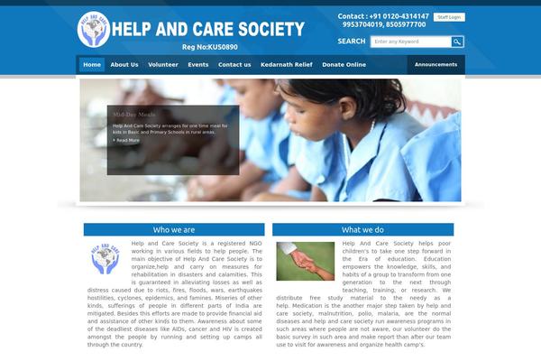 Wisdom theme site design template sample
