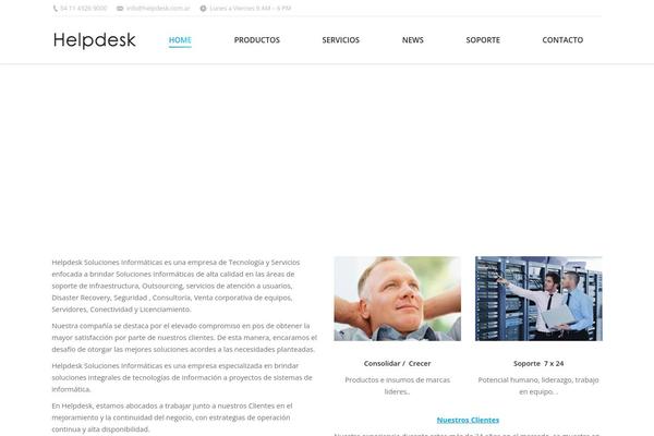 Abril theme site design template sample