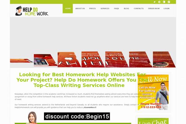BUILDER theme site design template sample