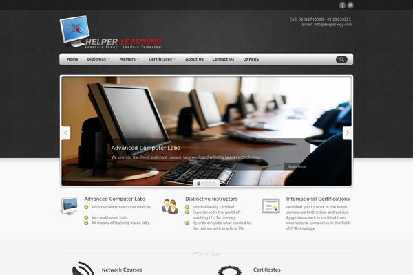Thunder theme site design template sample
