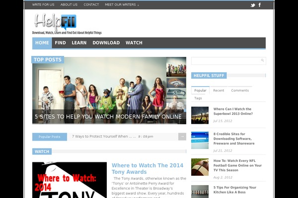 CNEWS theme site design template sample