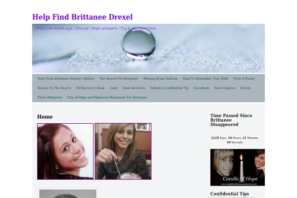 helpfindbrittaneedrexel.com site used Silver Spot