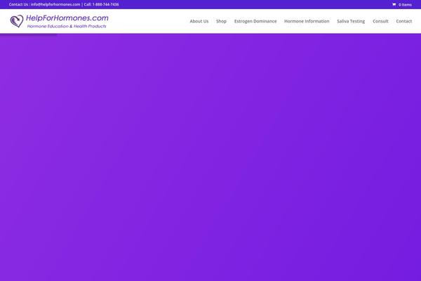 Divi Child theme site design template sample