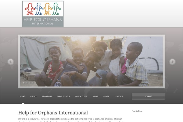 Aid theme site design template sample