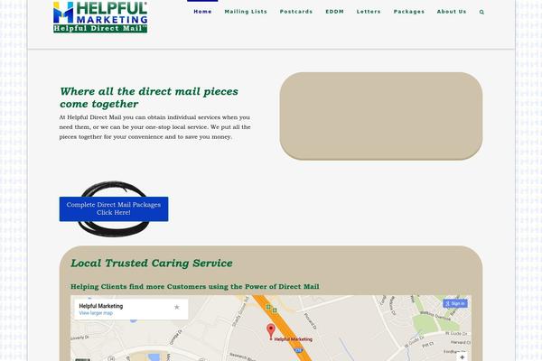 Univero theme site design template sample