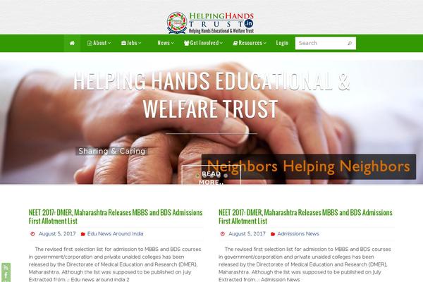 Site using TemplatesNext ToolKit plugin