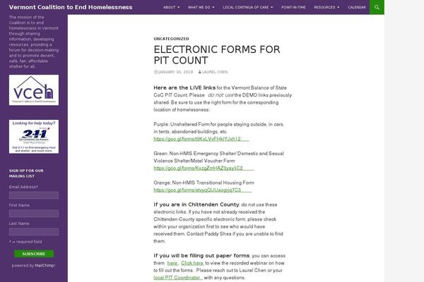 Twenty Fourteen theme site design template sample