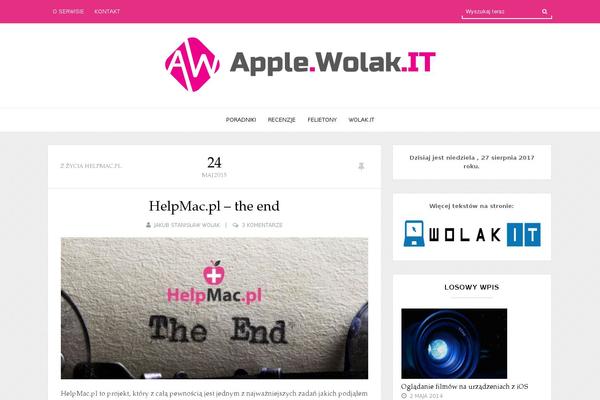 UBlog theme site design template sample