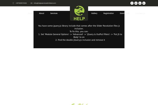 helpserviceslimited.com site used Hubli