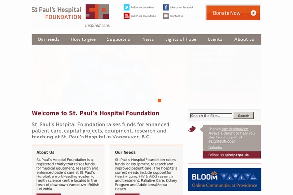 helpstpauls.com site used Wordpress-bootstrap-v2.1