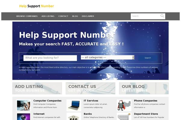 Bt theme site design template sample