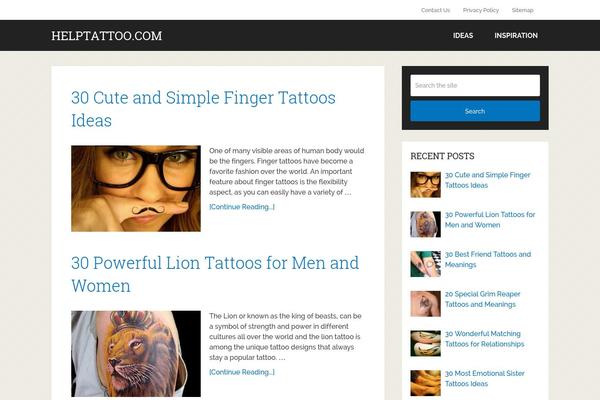 Schema theme site design template sample