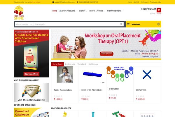 Shopping theme site design template sample