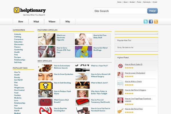 helptionary.com site used Convergence