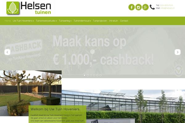 helsen.nl site used Tuinkeur-hovenier