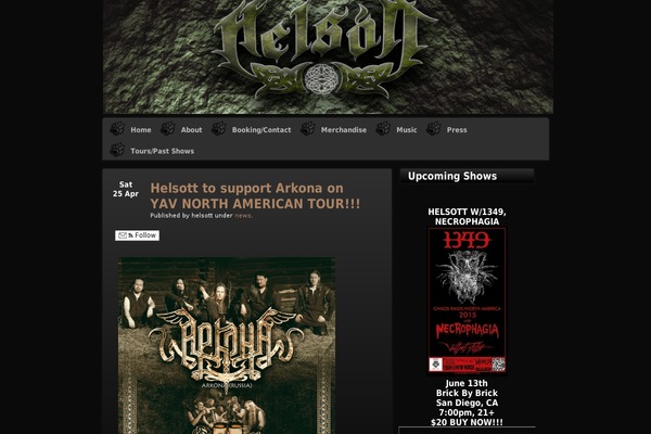 Varg theme site design template sample