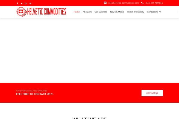 Materialize theme site design template sample