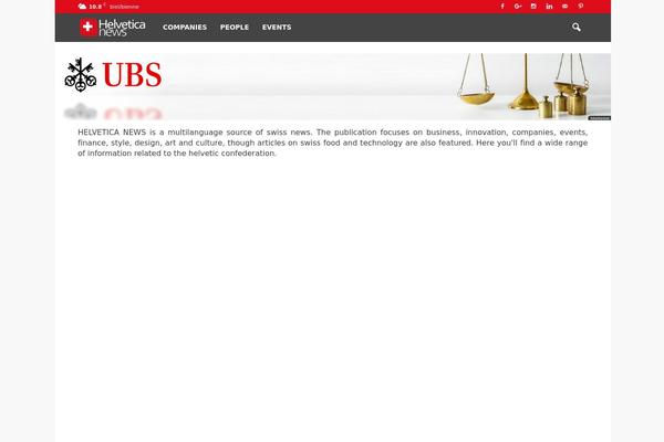 Newspaper theme site design template sample