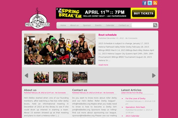 helzbelles.org site used WP-Creativix