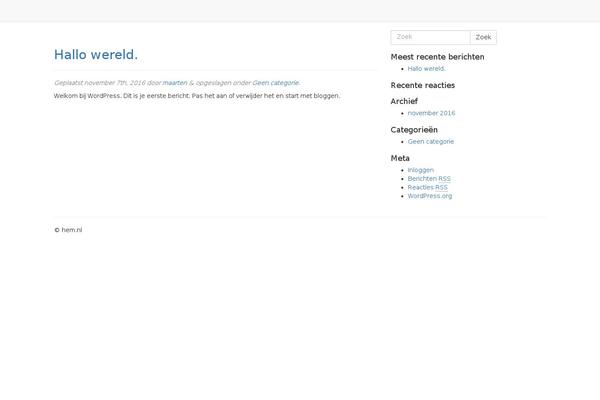 Oria theme site design template sample