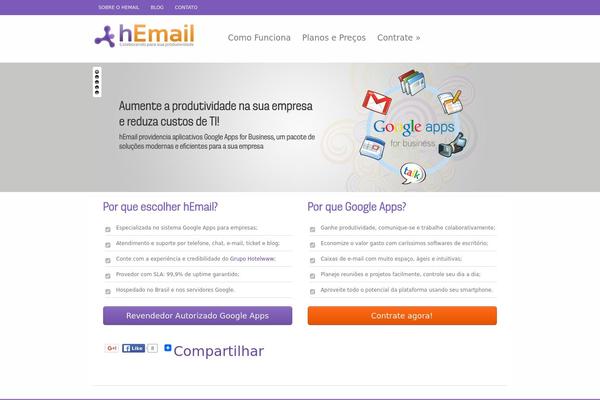 Hostme theme site design template sample