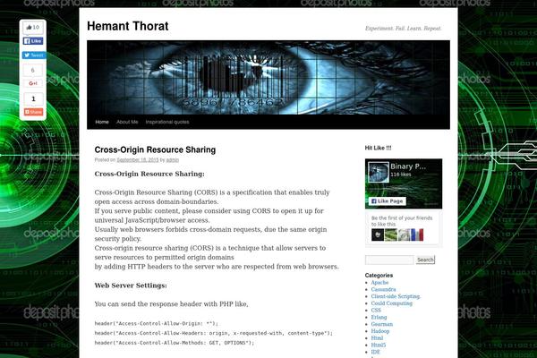 Twenty Ten theme site design template sample