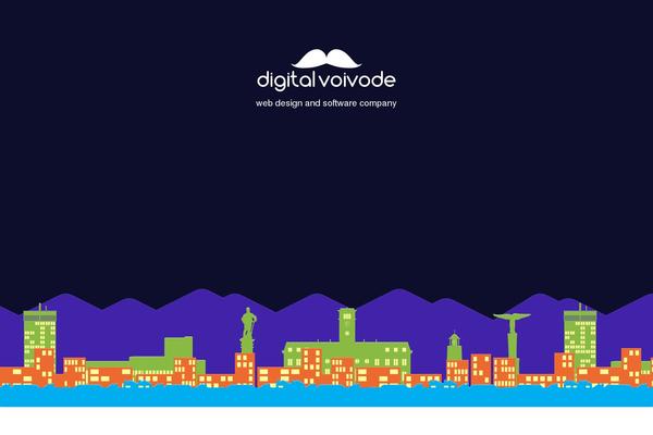 One Page theme site design template sample