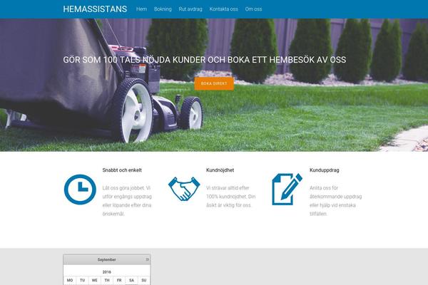 Tesseract theme site design template sample