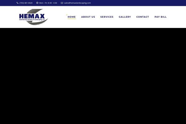 Structure theme site design template sample
