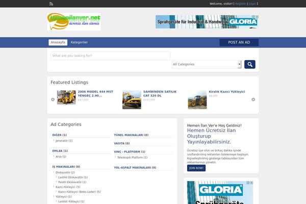 ClassiPress theme site design template sample