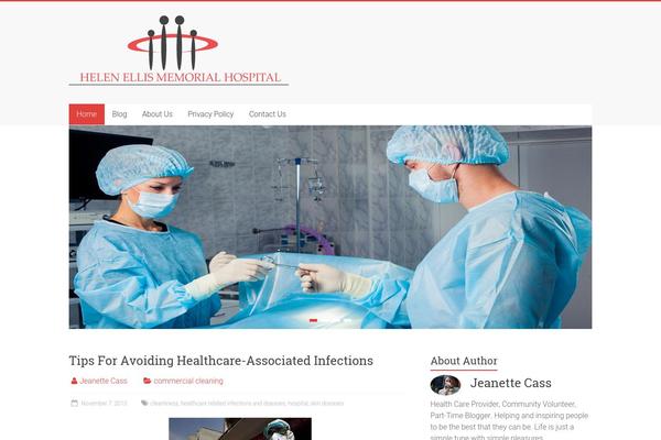 Accelerate theme site design template sample
