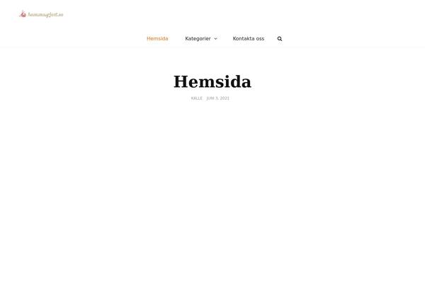 hemmagjort.se site used Foodie-world