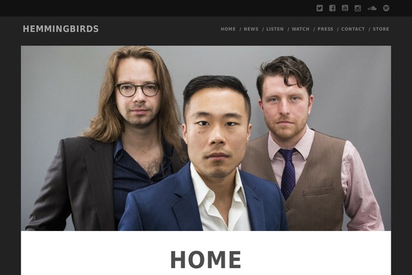 Tracks theme site design template sample