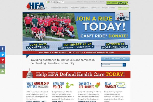 hfa theme websites examples