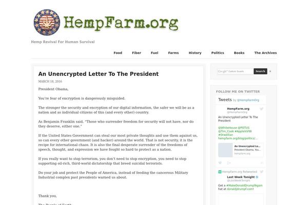Foghorn theme site design template sample