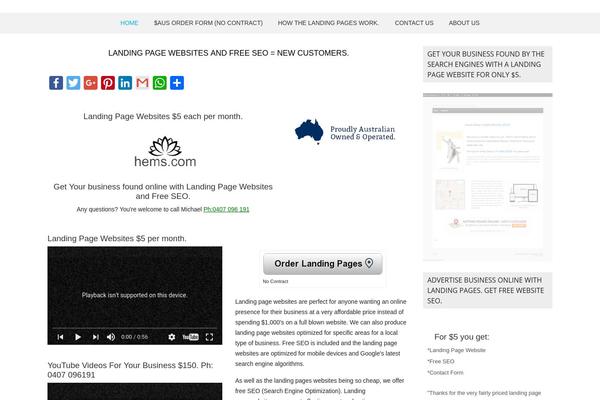 NatureSpace theme site design template sample