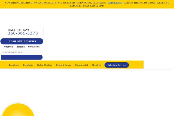 hencoplumbing.com site used Plumberseo-bootstrap